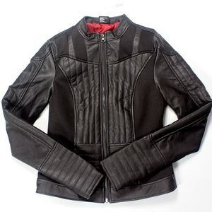 Star Wars Faux Leather Imperial Moto Jacket Size L